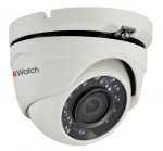 Изображение HiWatch DS-T203(B) (2.8 mm) 2Мп уличная купольная HD-TVI камера с ИК-подсветкой до 20м 